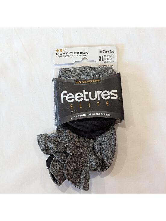 Other - 1 Pair Feetures Elite Ultra Light Cushion No Show Tab Running Socks Size XL